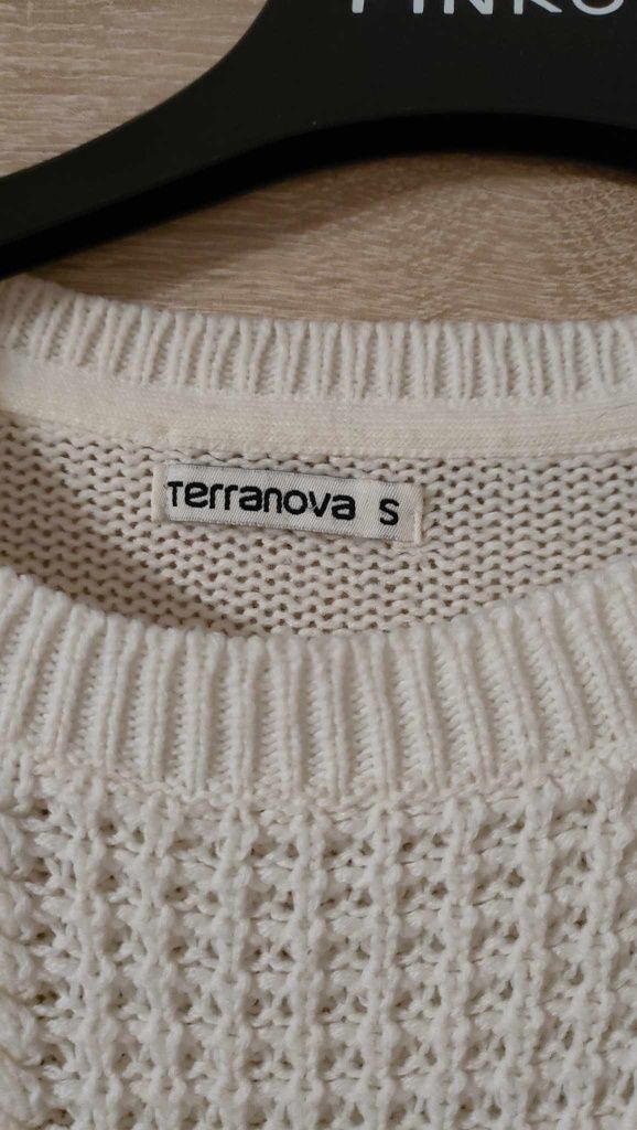 Biały sweterek Terranova stan idealny