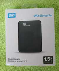 Disco Externo Western Digital 1.5TB Elements USB 3.0