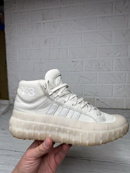 Крутые высокие кроссовки adidas y-3 gr.1p high gtx yohji yamamoto