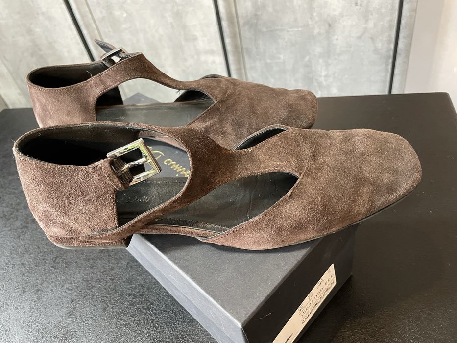 Дуже стильні замш босоножки Massimo Dutti 38-39