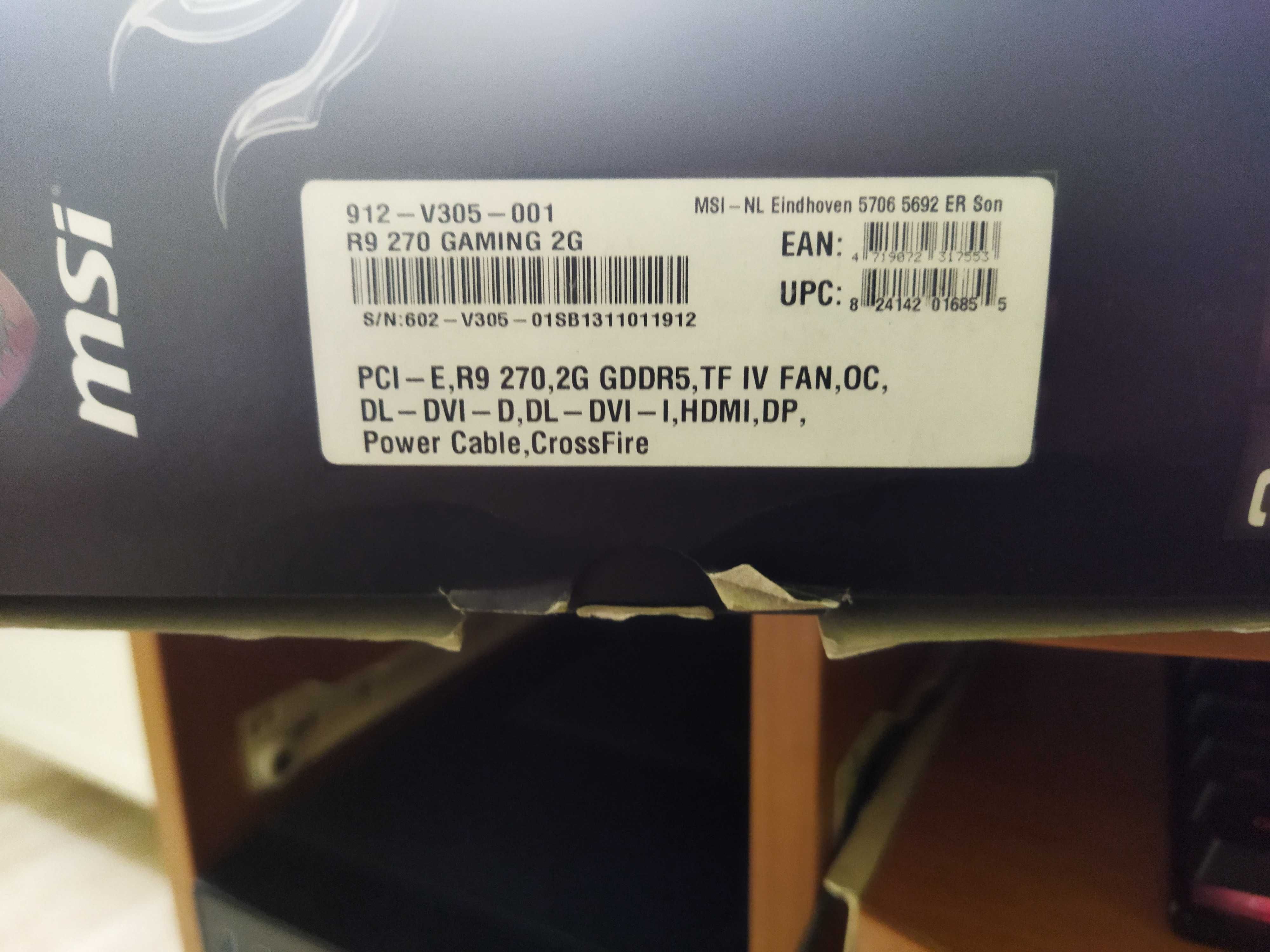 Karta graficzna MSI Radeon R9 270 gaming