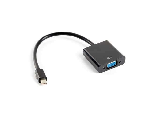 Lanberg Adapter mini DisplayPort (M) -> VGA (F) na kablu