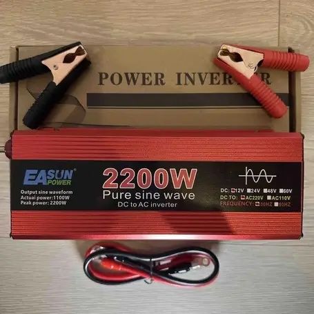 Инвертор напряжения чистая синусоида с 12V в 220V 2200W