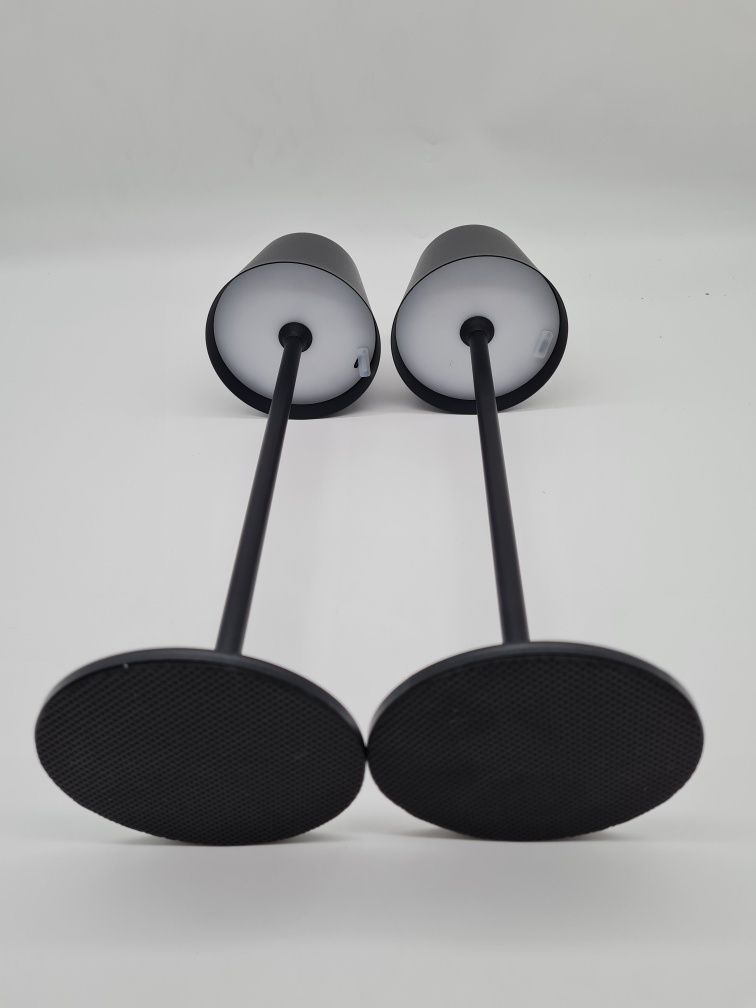 Lampka led stołowa nocna ozdobna 2szt czarna lampki