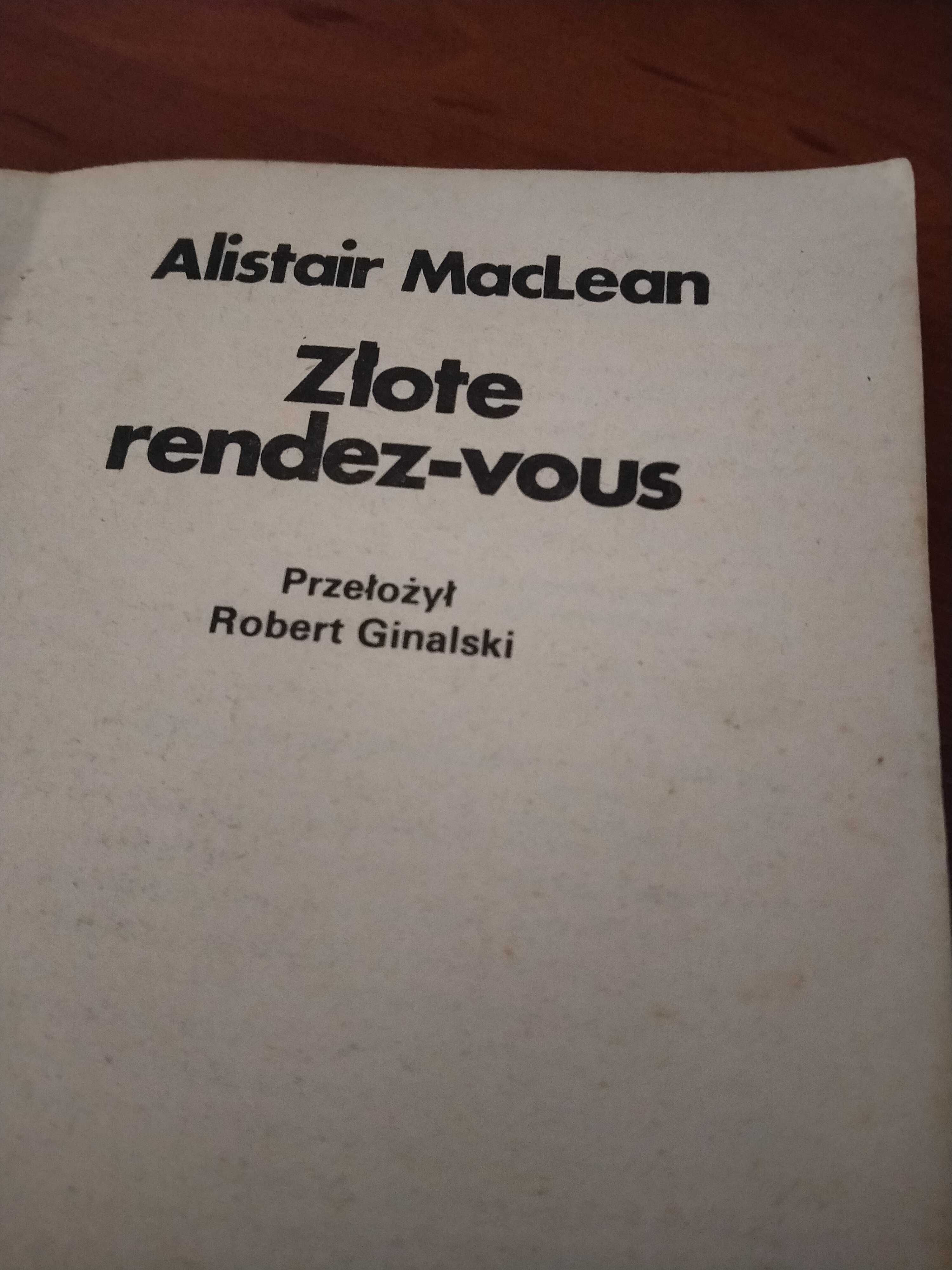 Złote rendez-vous, Alistair MacLean, powieść sensacyjna, thriller