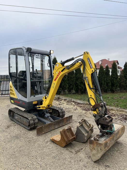 Minikoparka koparka Wacker Neuson ET16 1,7T 3 lyzki idealna ! Bobcat