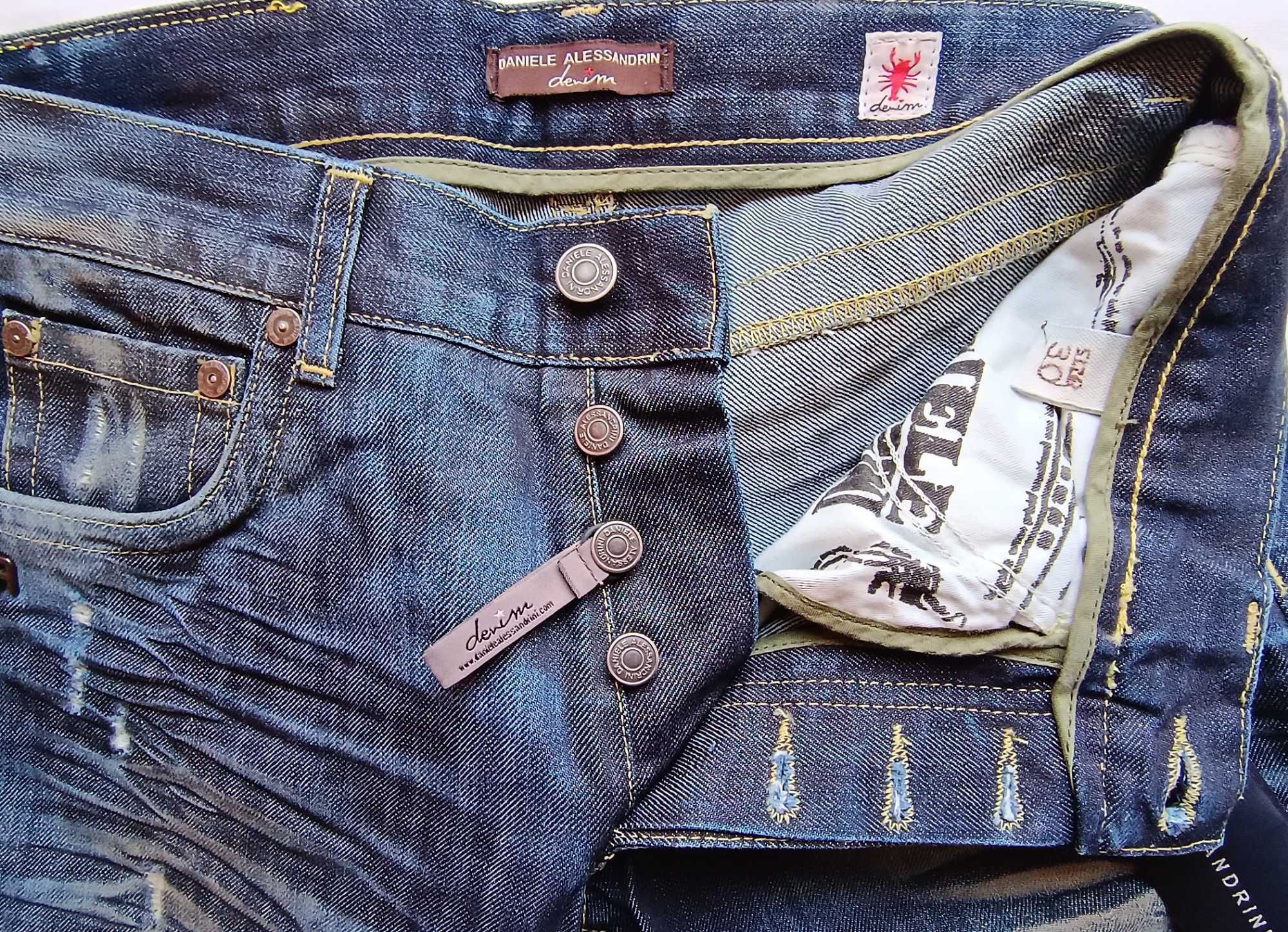 Дизайнерські чоловічі джинси Daniele Alessandrini. 100% made in Italy