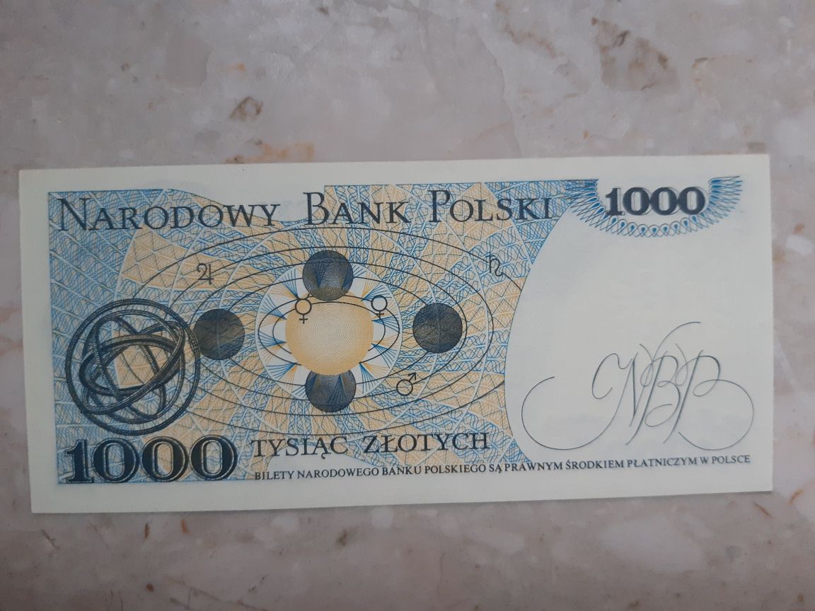 1000zł Mikołaj Kopernik 1982