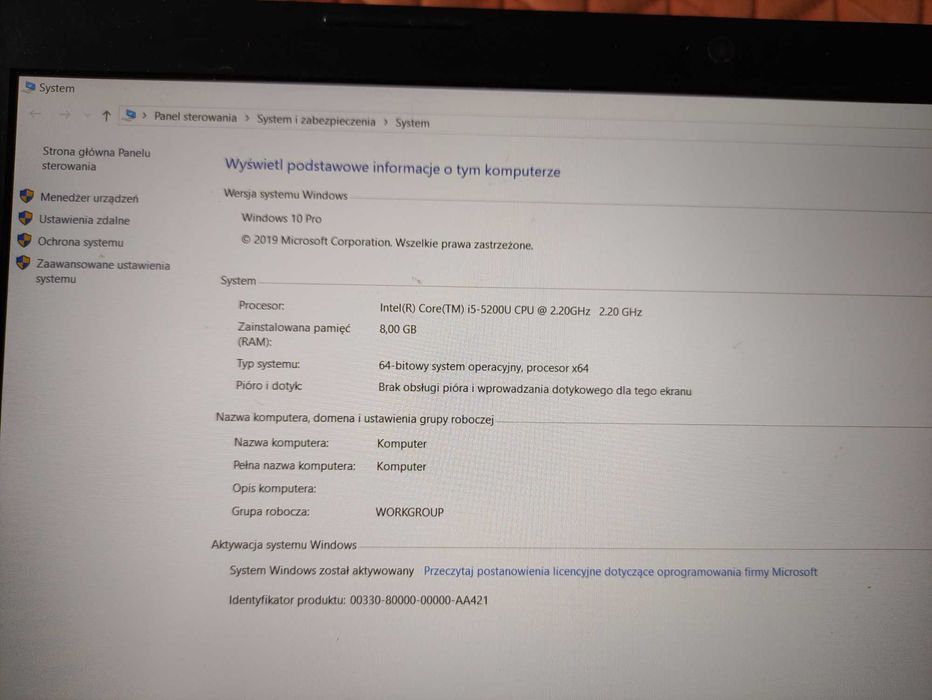 LENOVO Z70-80 17.3" i5 8GB 250GB SSD FHD IPS MAT GF840M