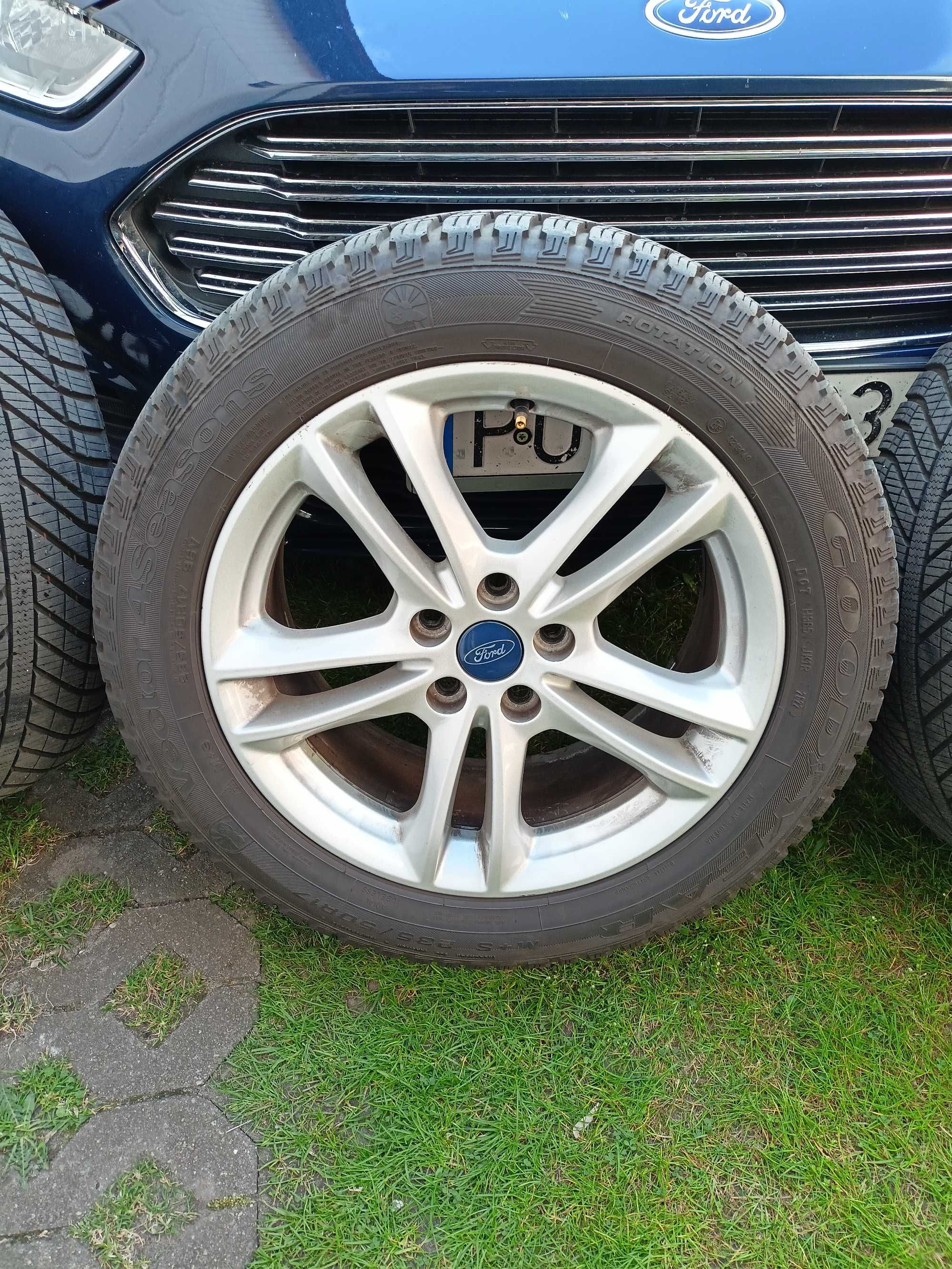 4 x Koła Opony Całoroczne GOODYEAR JAK NOWE 8mm TPMS FORD Mondeo S-MAX