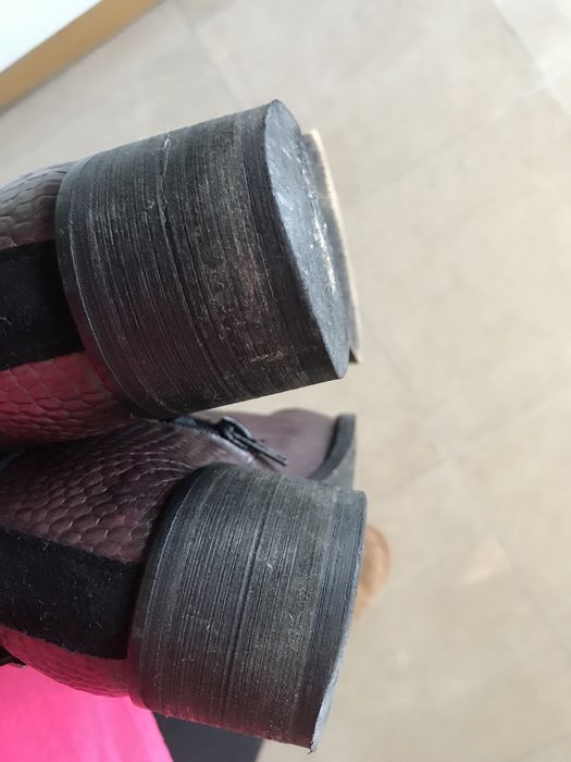 Botas em pele em muito bom estado