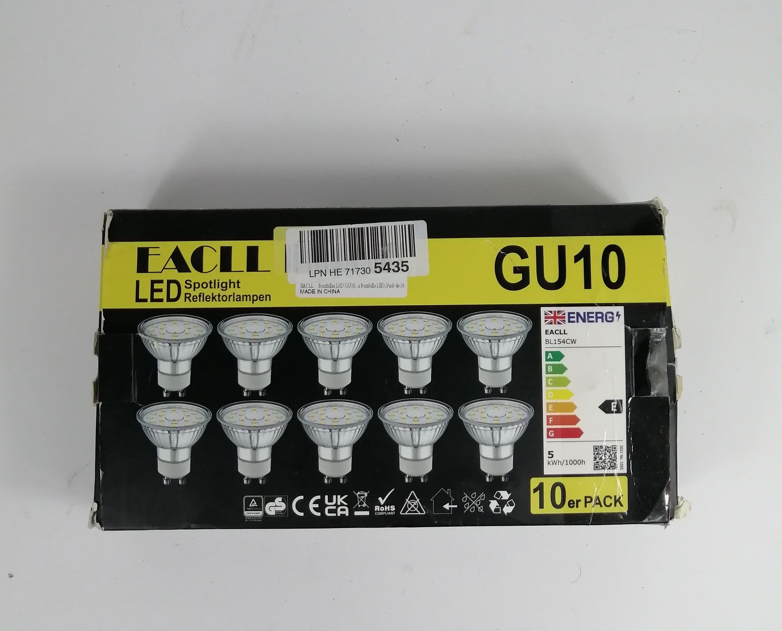 Żarówka LED EACLL GU10, 5w