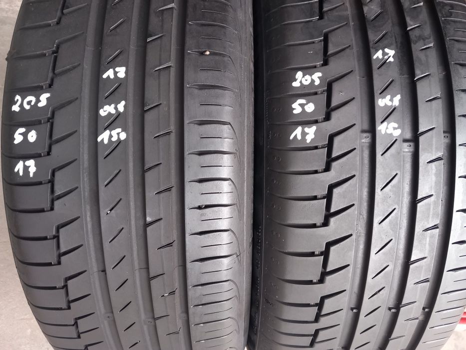 2x opony letnie Continental 205/50R17 8 mm