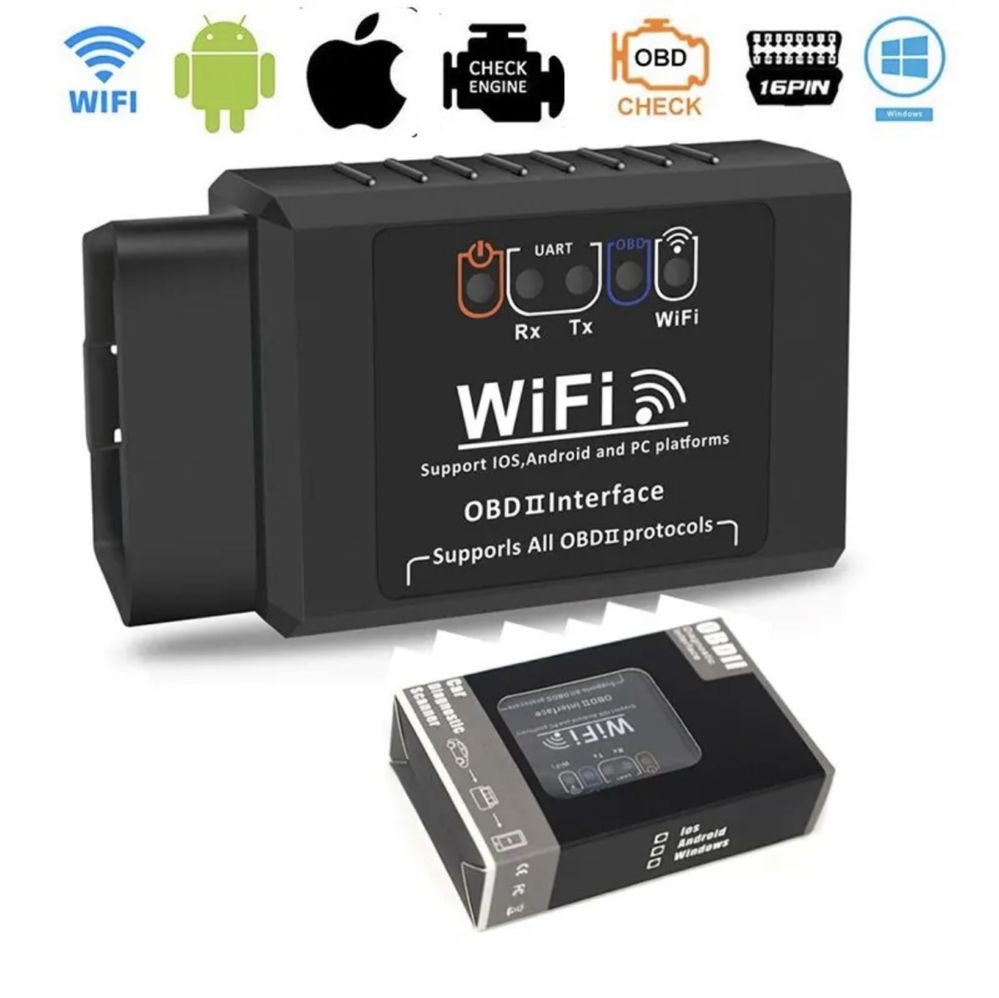 Dispositivo Diagnóstico Automóvel OBD2 Wi-Fi