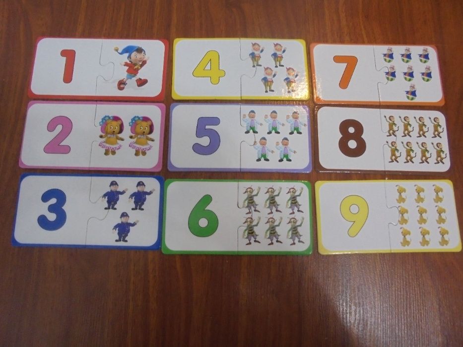 Puzzle Noddy - 1 ao 9, da Majora