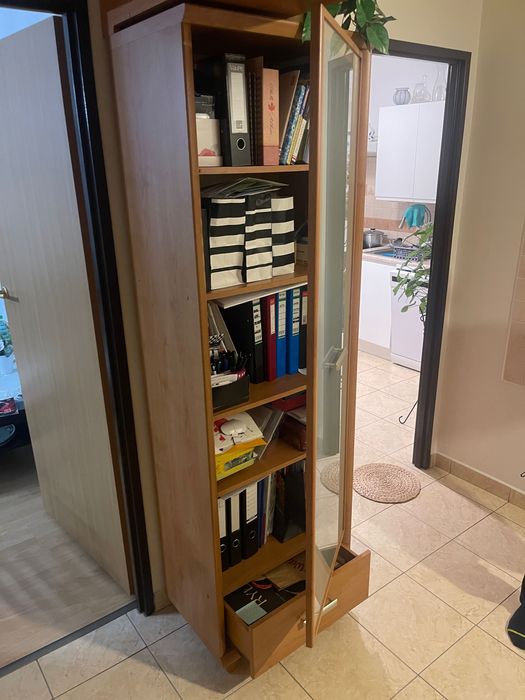 Witryna z solidnej płyty z matowym szkłem (do negocjacji)