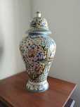 Pote de louça cerâmica decorativa da Frazarte