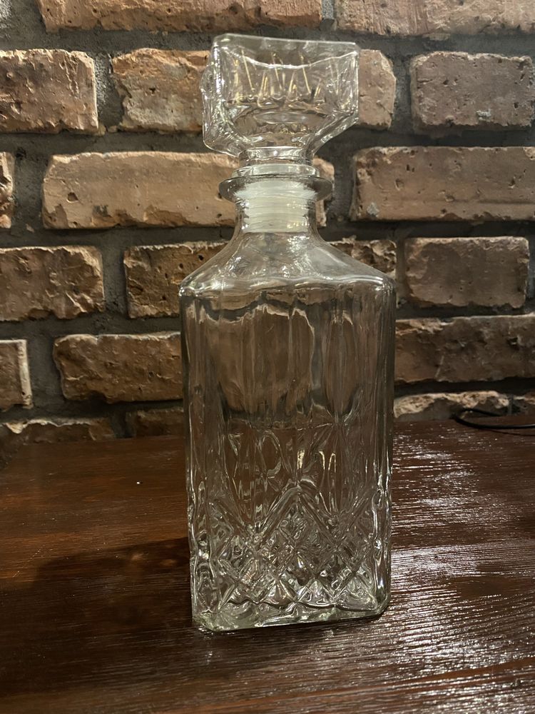 Karafka prezent Home&you szklana korek szczelny okazja whisky whiskey