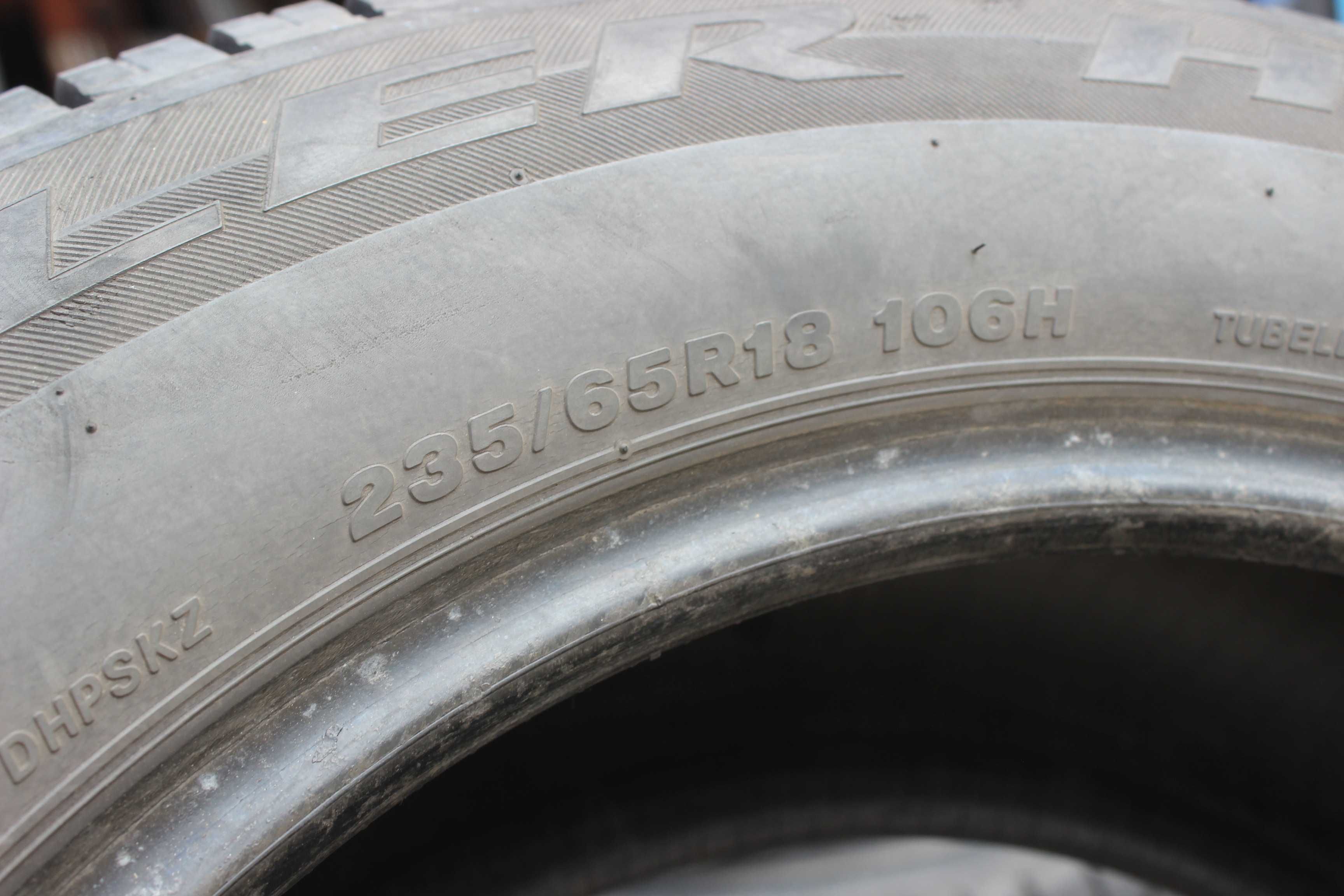 235-65-R18 BRIDGESTONE DUELLER комплект летней резины GERMANY 2022