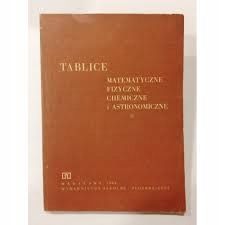 Tablice matematyczne fizyczne chemiczne