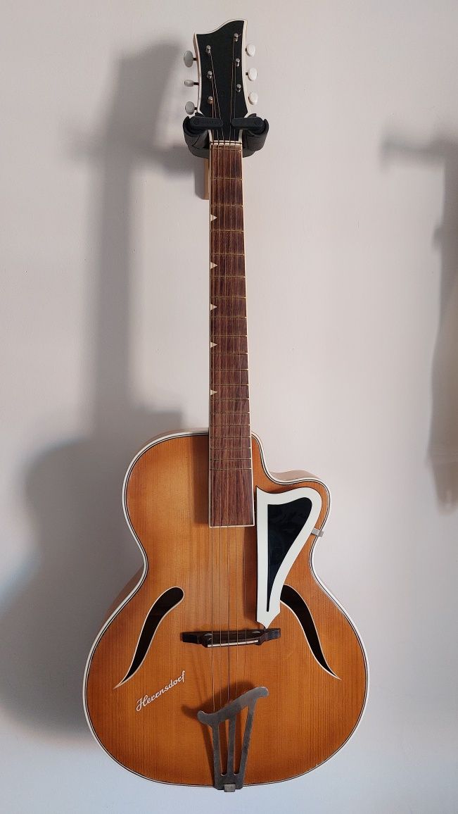 Gitara akustyczna archtop Musima Herrnsdorf vintage antyk DDR