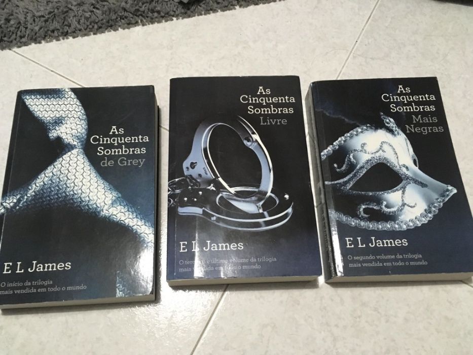 Vendo trilogia As cinquenta Sombras de Grey