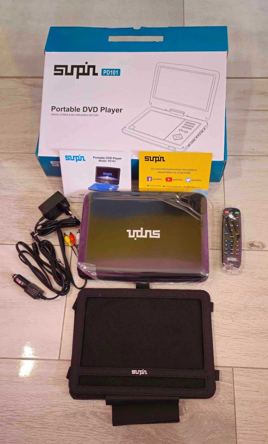 SUNPIN Przenośny odtwarzacz DVD