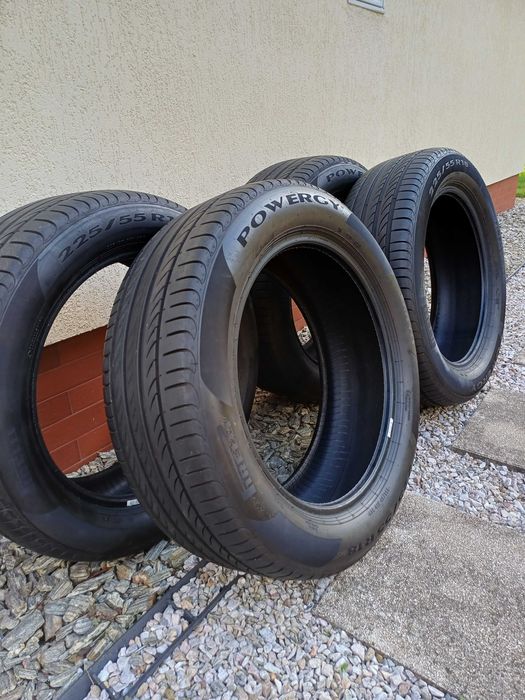 4 Opony Pirelli Powergy 225/55 R 18 98V - 2025 rok, u mnie od nowości