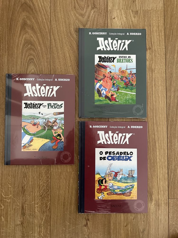 Livros da coleccao Astérix de Luxe