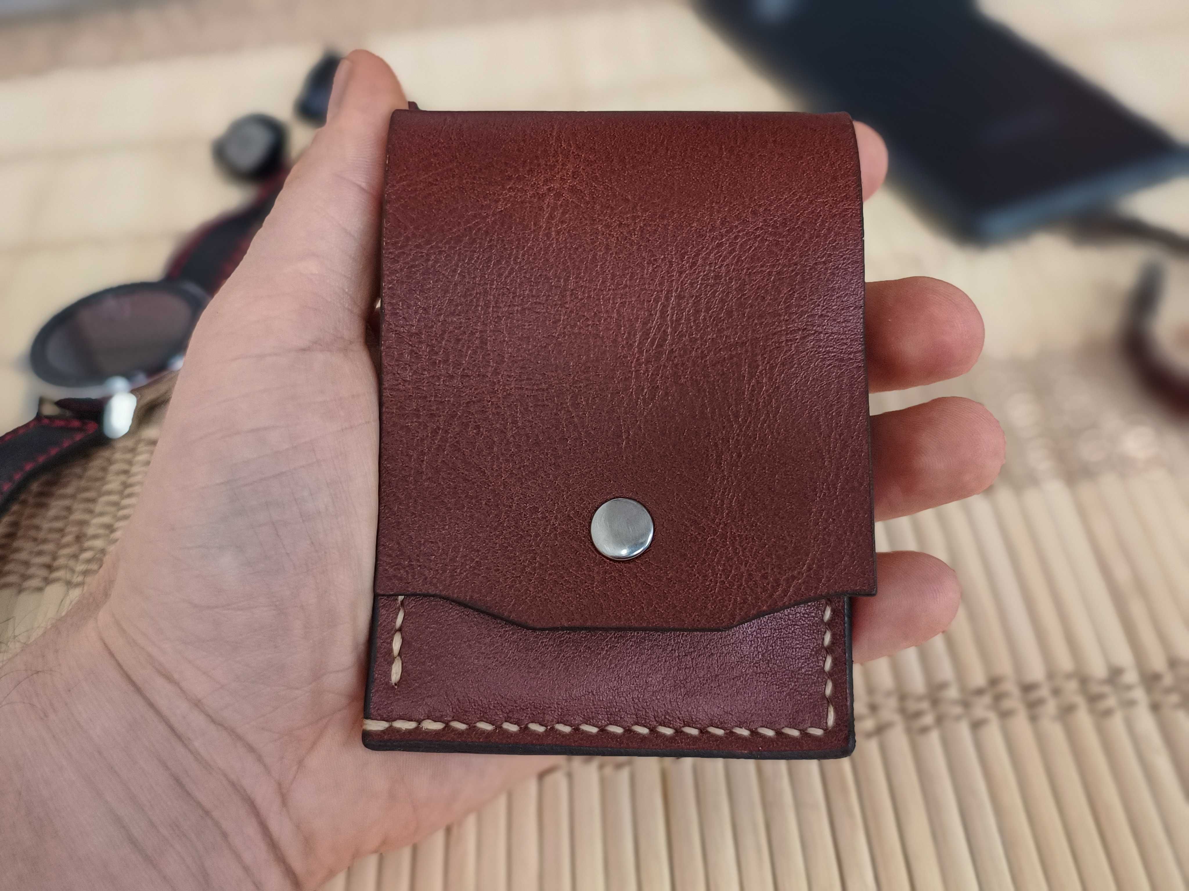 Borubar Skóroszyj - mini portfel z luksusowej skóry Verdi