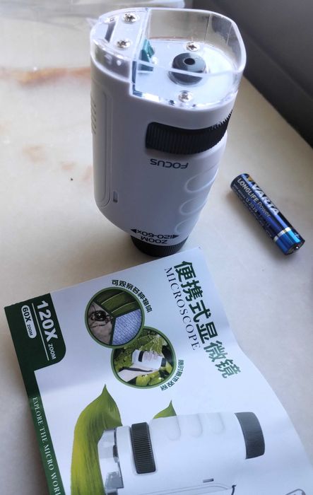 Microscópio Portátil Zoom 120X