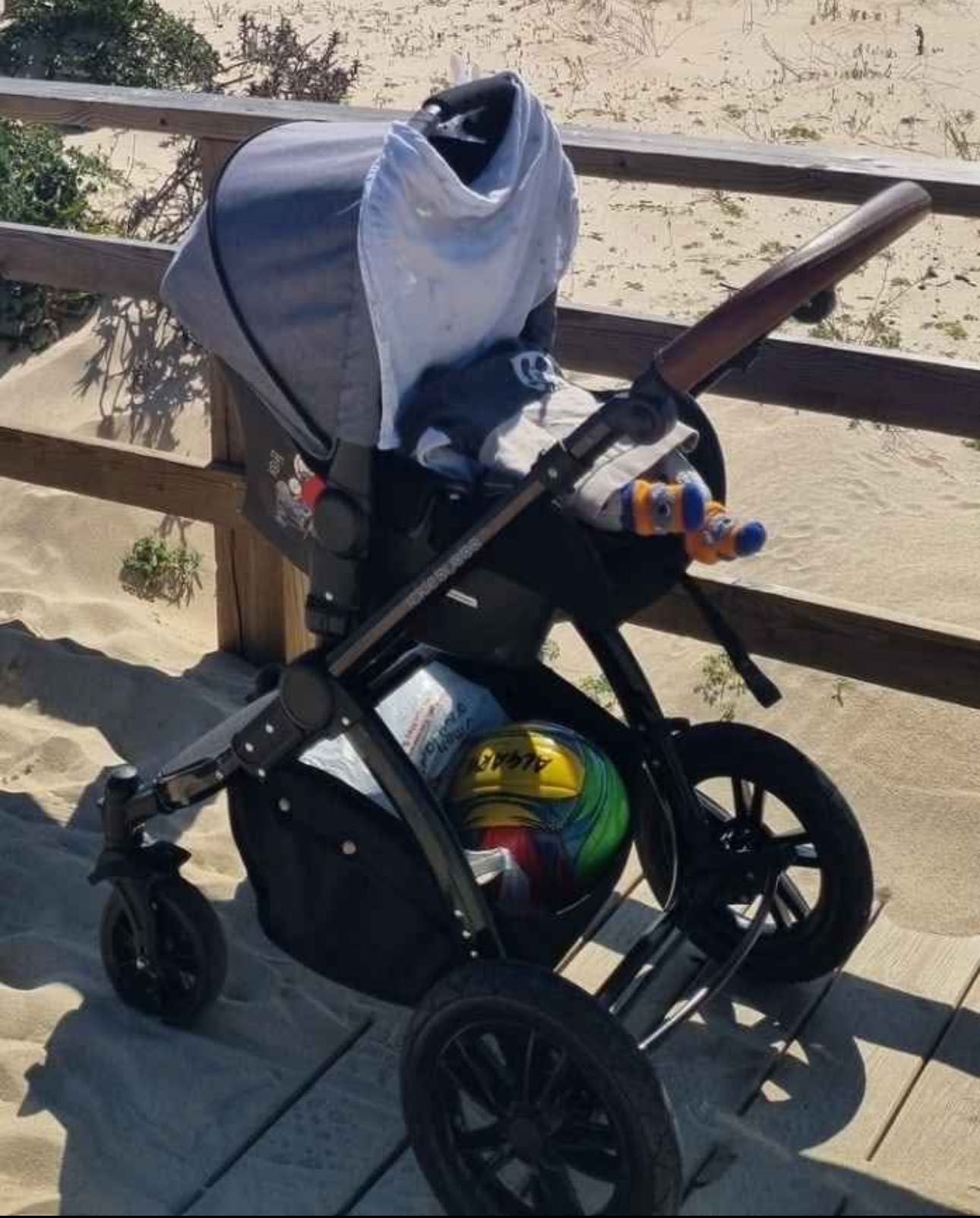 IckleBubba travel system basinet pram carseat isofix Sistema de viagem