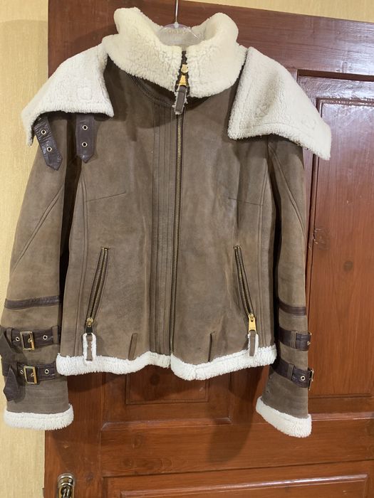 Дубленка - пілотік  натуральне хутро