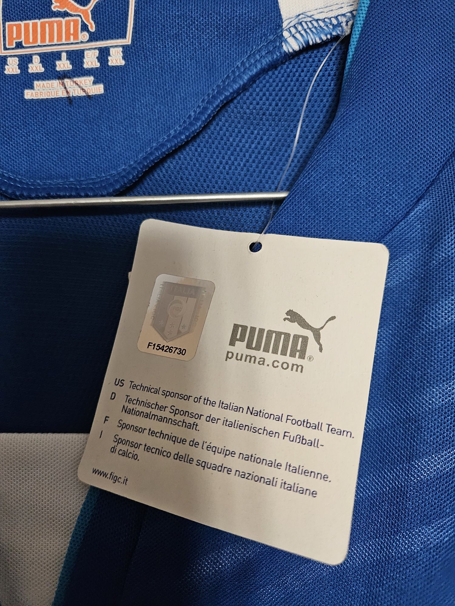 Футбольная футболка Италия Italy Mario balotelli puma  xxl