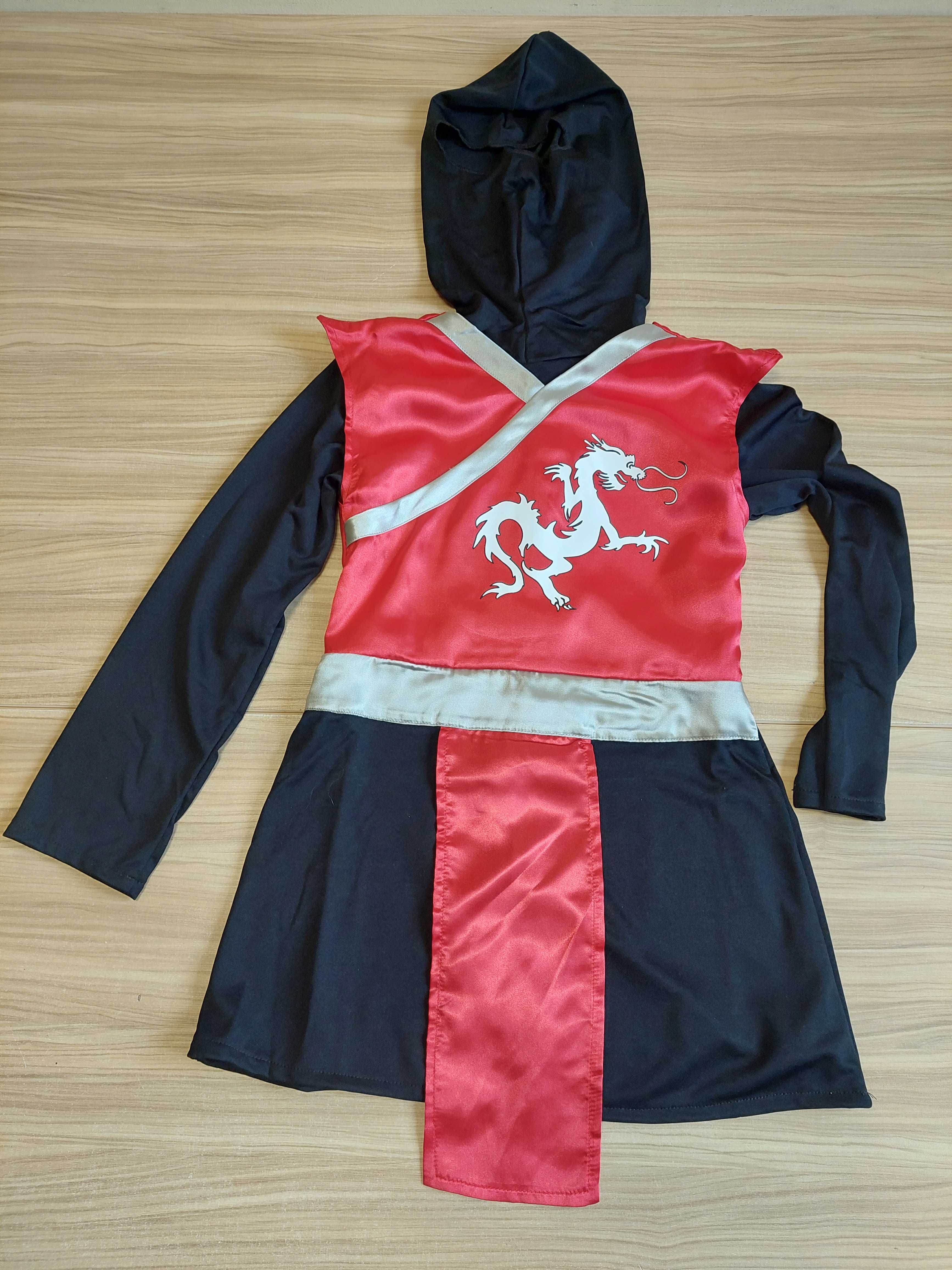 Kostium Ninja strój przebranie rozmiar 8-10 lat