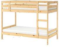 Łóżko piętrowe sosnowe IKEA MYDAL stanie dobry