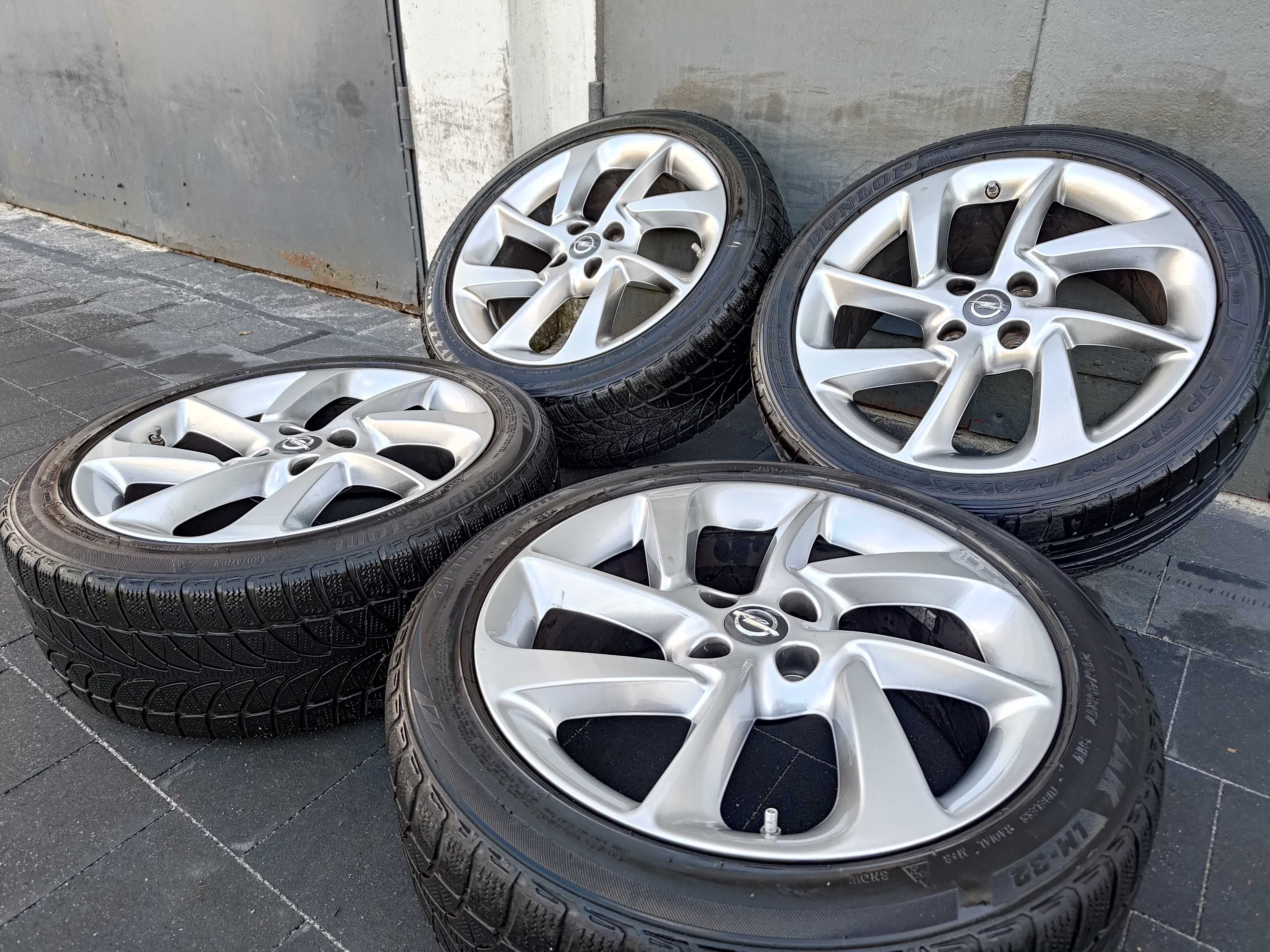Oryginalne alufelgi Opel 17 cali 4x100 Corsa Adam Karl Astra, OPC LINE