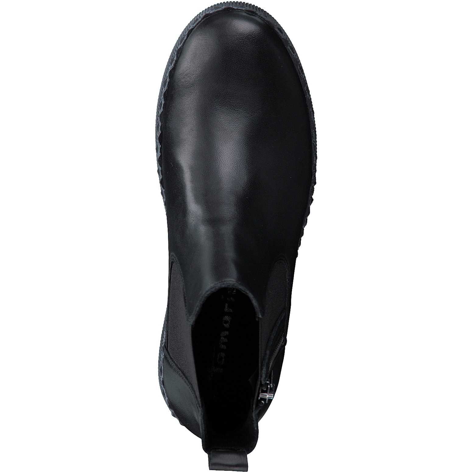 Botki damskie skóra czarne TAMARIS 25488 r. 37