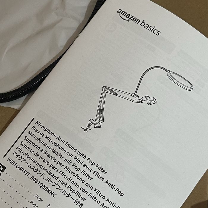 Suporte para mic - impecavel