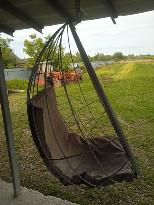 Крісло качалка саморобне