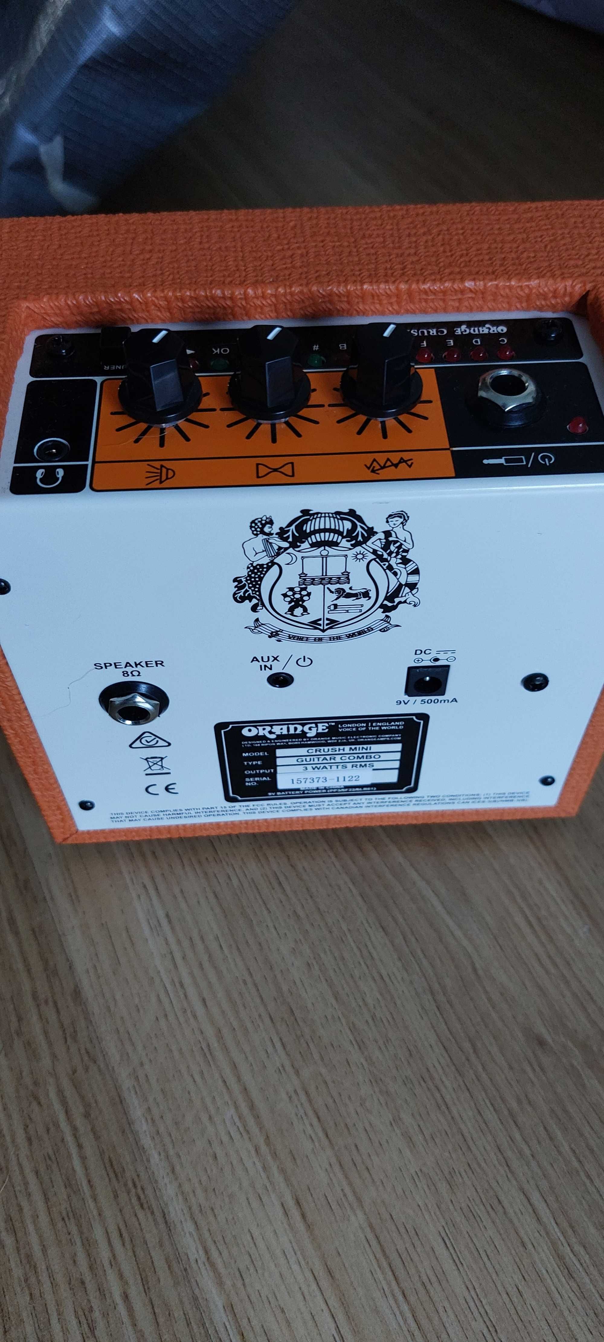 Amplificador Orange Micro Crush, novo