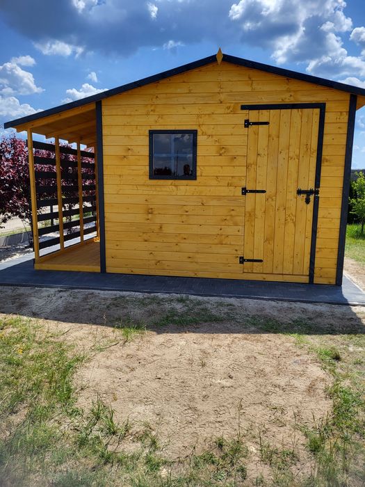 *PROMOCJA* -10% Domek na narzędzia ogrodowy 3x3 + drewutnia montaż