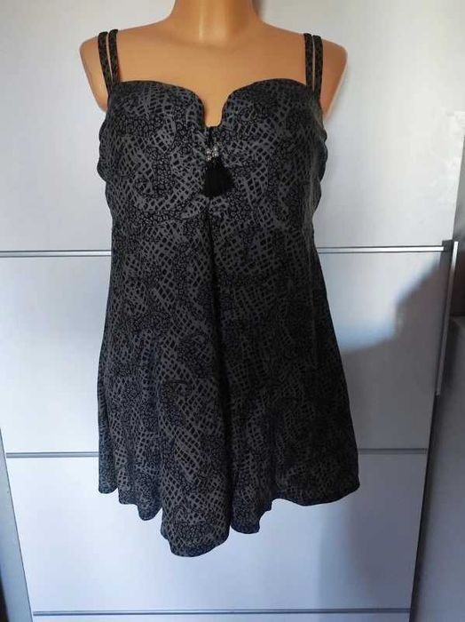 Ulla Popken r 50 strój kąpielowy z sukienką plus size