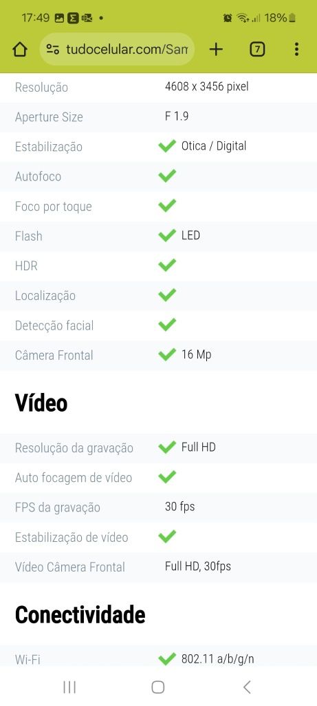 Telemovel Samsung A5 2017