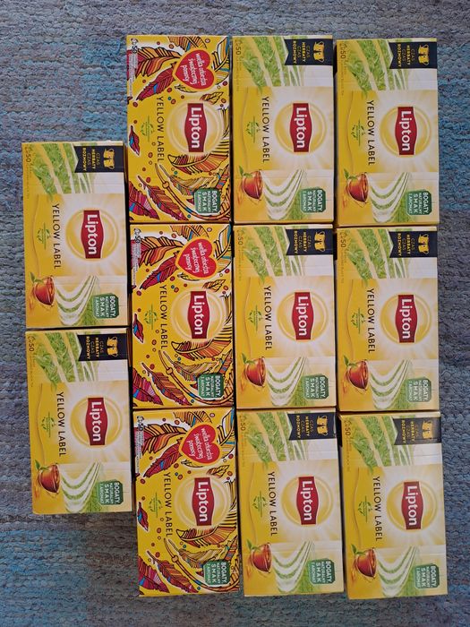 Herbata LIPTON Yellow Label 50 torebek - 11 opakowań