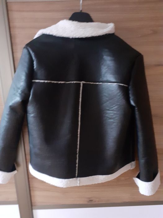 Kurtka pilotka z kozuszkiem