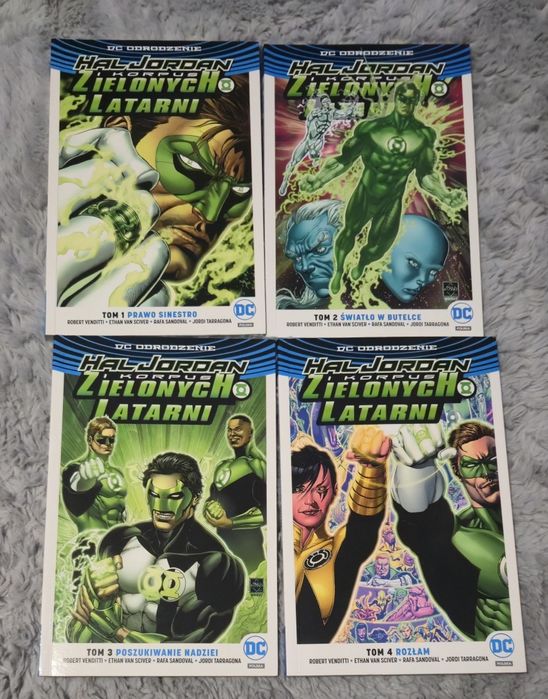 Hal jordan i korpus zielonych latarnii dc odrodzenie egmont 1-4