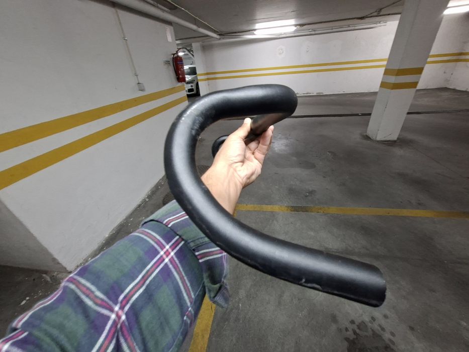 Guiador Gravel, espigão,  aperto espigão