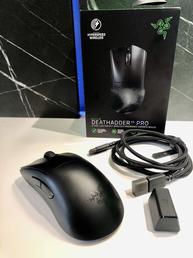 Мишка razer + (8000к донгл) deathadder v3 pro