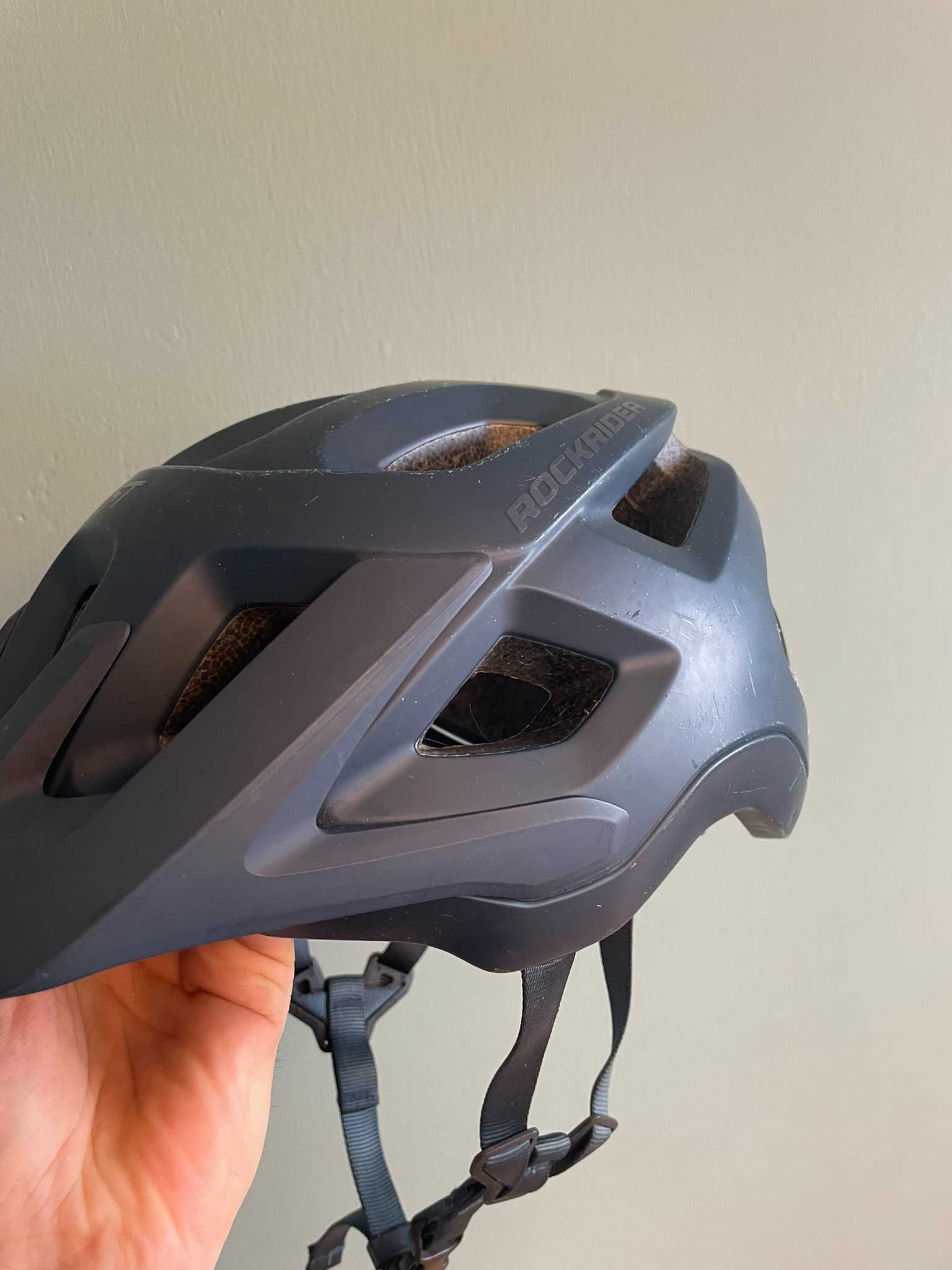 Kask rowerowy MTB Rockrider ST 500 - rozmiar L 59-62 cm